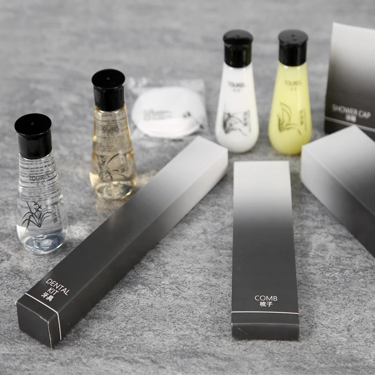 Bouteilles en plastique de 30 ml Bouteille d&rsquo;&eacute;quipements de salle de bain 5 &eacute;toiles pour h&ocirc;tel Design de shampoing Luxe haut de gamme Bouteille de shampoing pour h&ocirc;tel de 30 ml Taille de bouteille uniquement