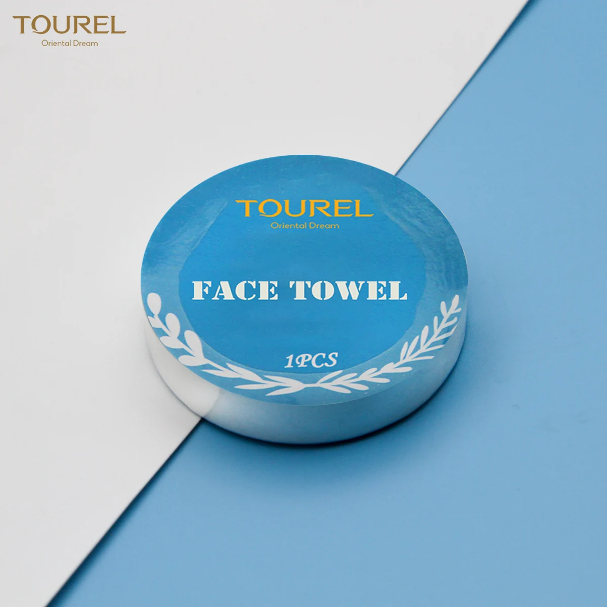 Cotton Custom Promotional Disposable Custom Logo White Compressed Hotel Towel