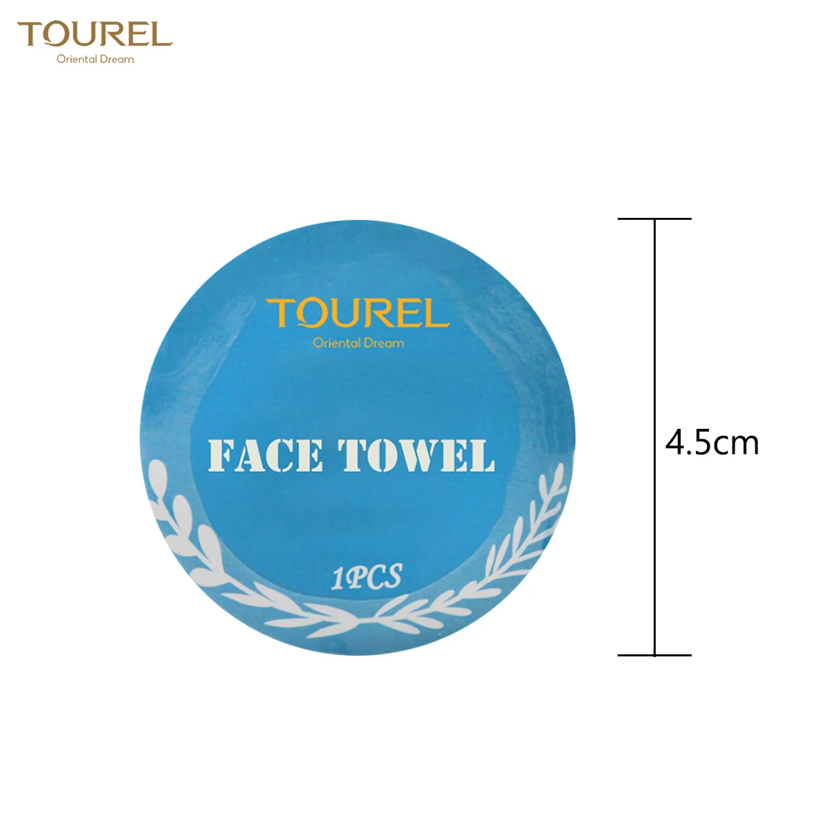 Cotton Custom Promotional Disposable Custom Logo White Compressed Hotel Towel
