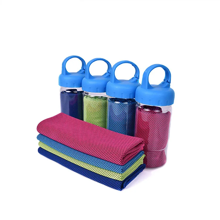 Toalla refrescante de hielo de alta venta en verano, ecol&oacute;gica, de secado r&aacute;pido, microfibra/algod&oacute;n, uso dom&eacute;stico, color y dise&ntilde;o personalizados
