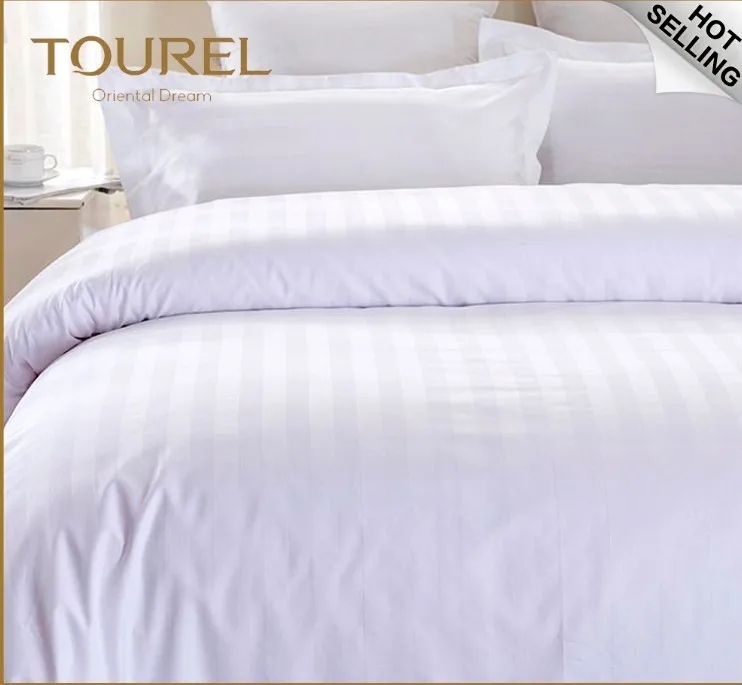 Hotel Bed Sheets Oeko Tex Certified 100% Bamboo Woven Silk / Cotton 300tc Thread Count Pack Of 4 Pieces