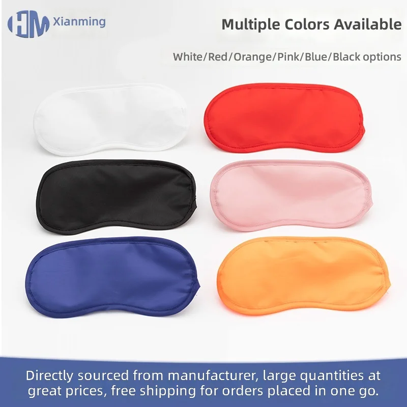 Set de Parche Ocular y Tapones para los Oídos Personalizado, Suave y Cómodo para Dormir, Máscara Ocular Desechable para Hotel, Aerolínea y Viajes