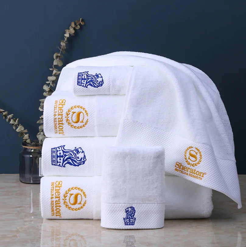 High Quality 550 Gsm Hotel Cotton Bath Towel Thick And Quick-dry Knitted And Compressed Disposable-by Manufacturer