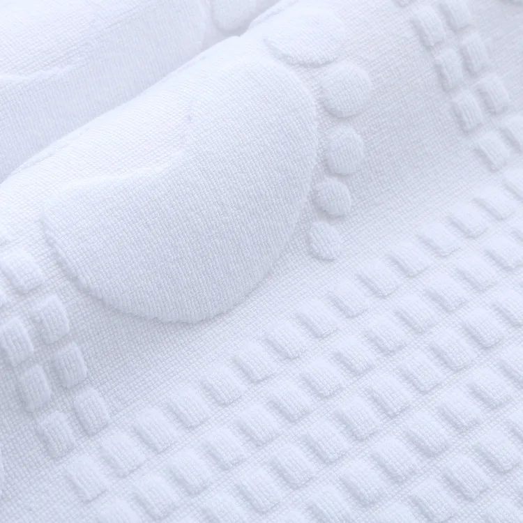 Toalla de baño de algodón blanco para hotel de 3-5 estrellas, alfombra de baño para pies, toalla de piso para baño