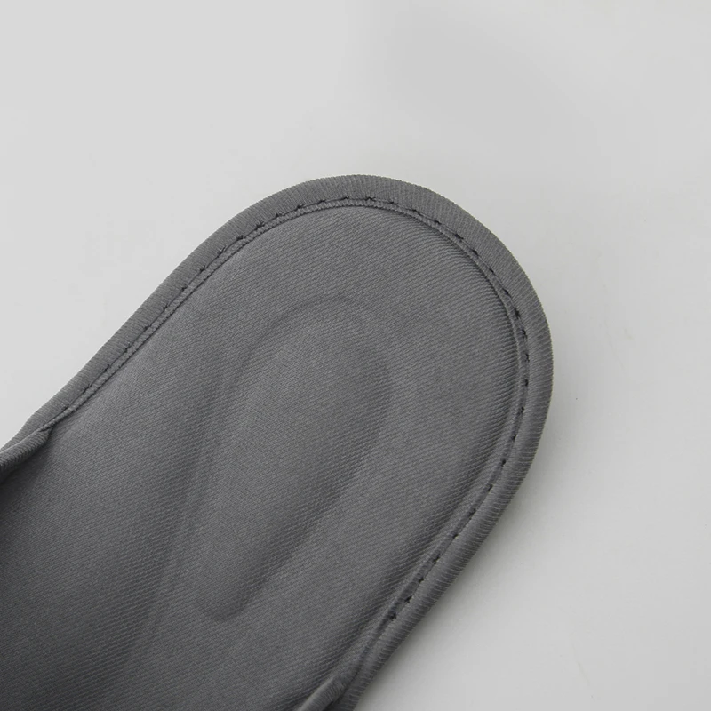 Zapatillas de spa para hombre de algodón suave reutilizable, de secado rápido, con suela de goma y punta abierta para hotel, lavables y personalizables