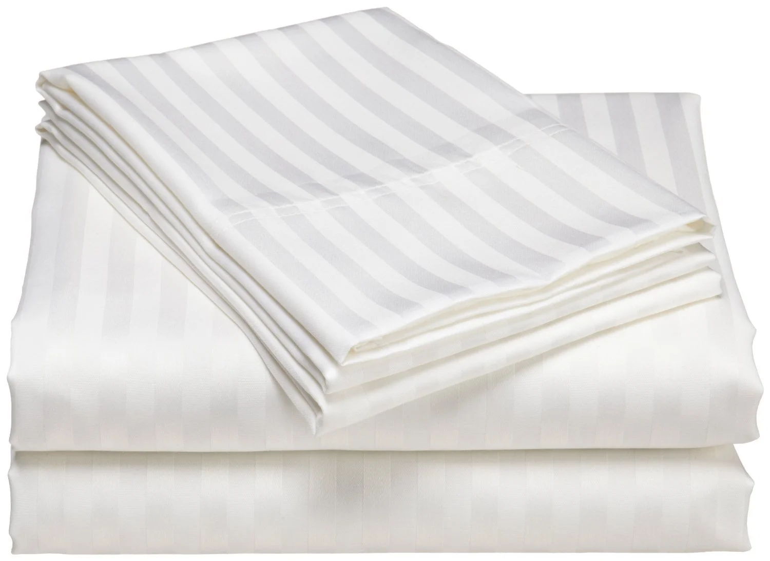 Collections Home Hotel Bedding Set Woven Plain Style Striped Pillowcase Juegos De Sabanas De Algodon Bedding Ensemble