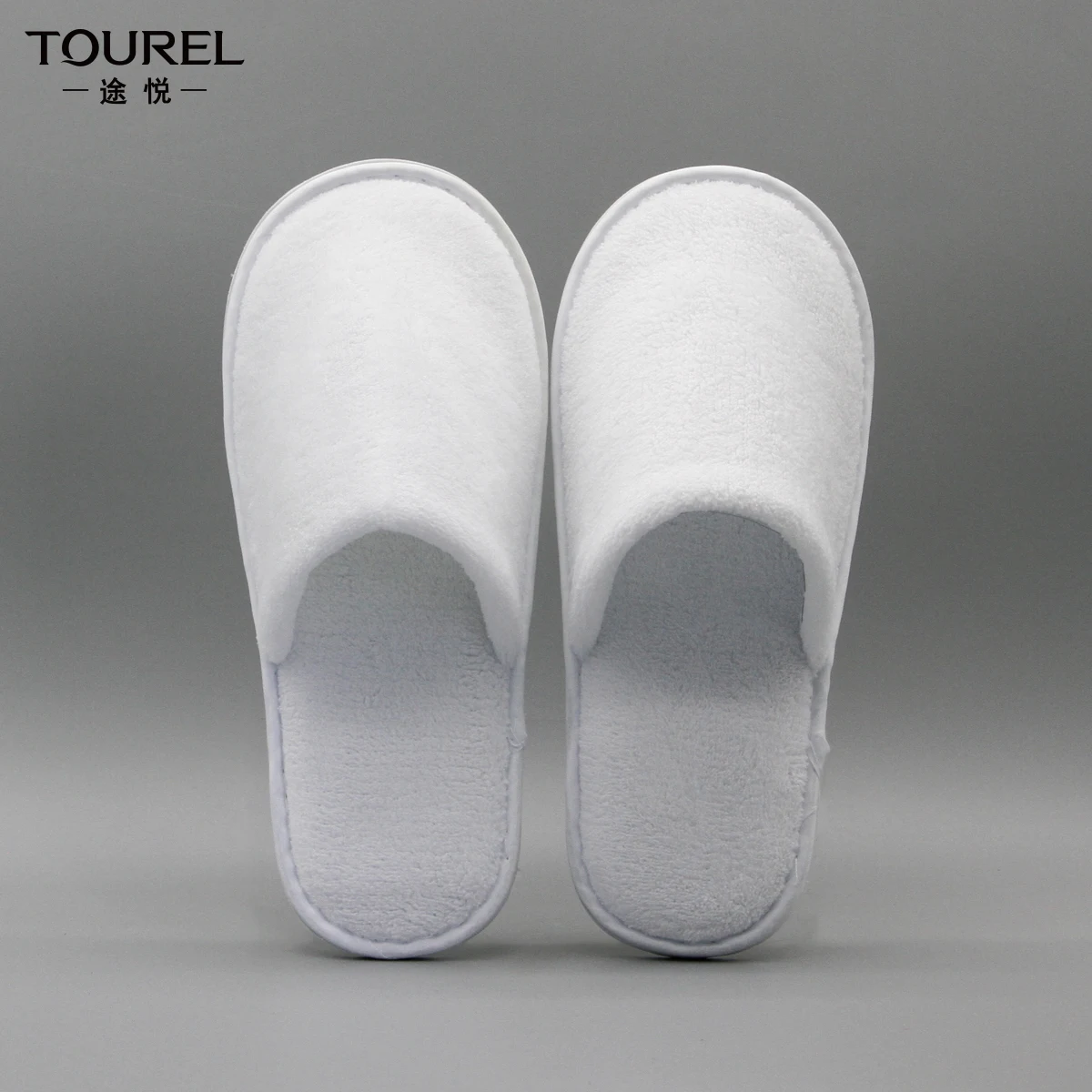 Zapatilla de boda para novia y dama de honor con logotipo personalizado de fábrica Yangzhou United, artículos de hotel