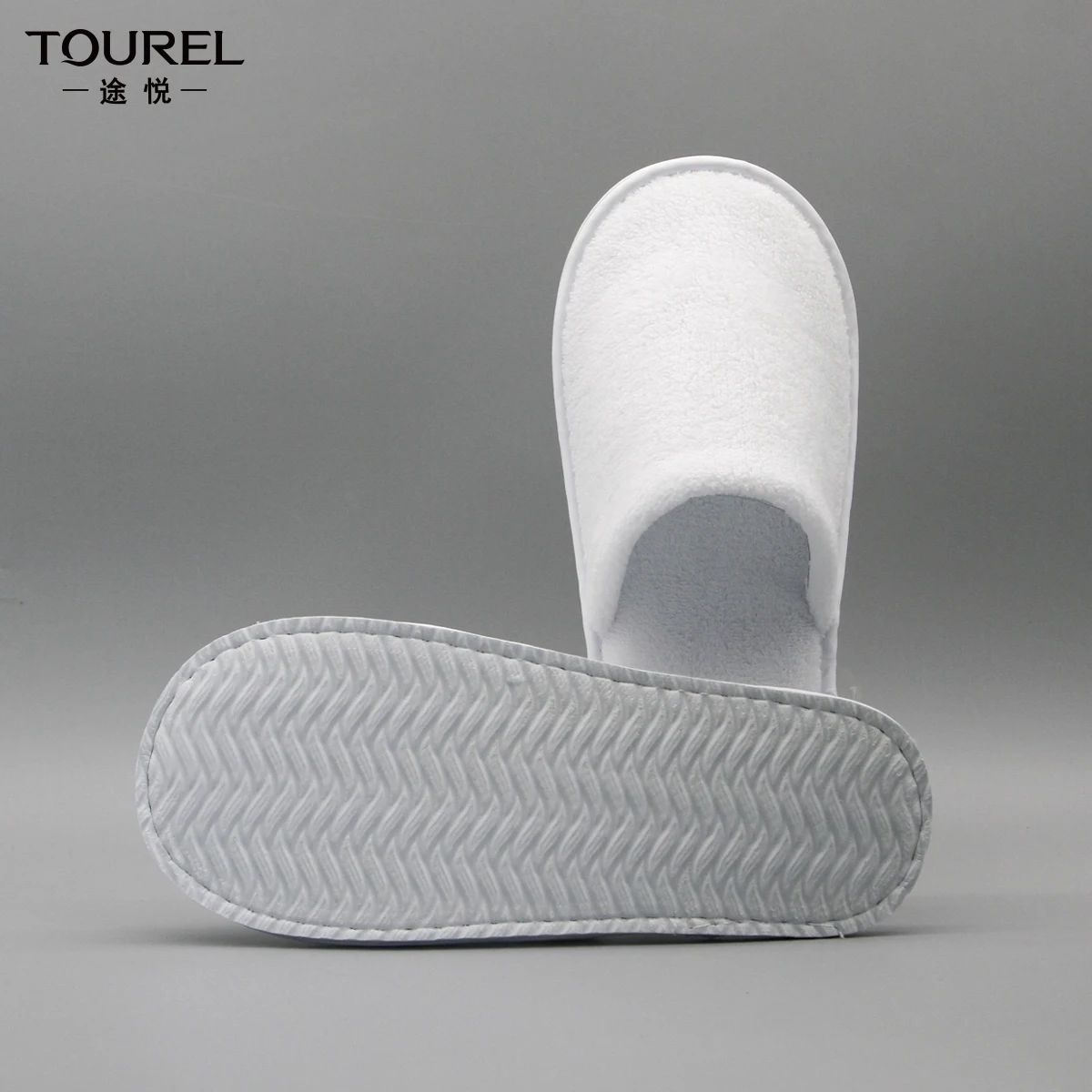Zapatilla de boda para novia y dama de honor con logotipo personalizado de fábrica Yangzhou United, artículos de hotel