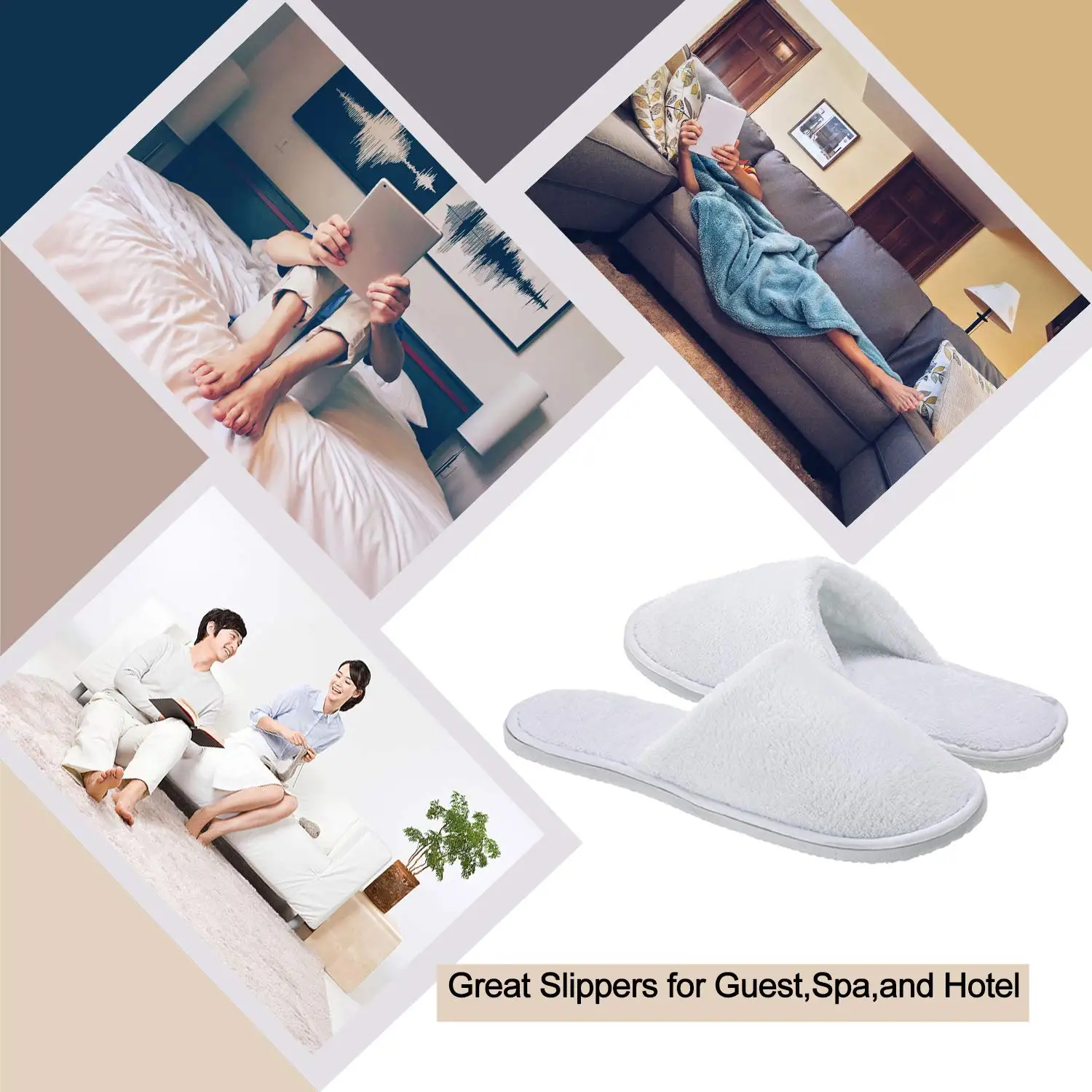 Custom Embroidered Logo Disposable Hotel Slipper Slippers Oem Wholesale Product