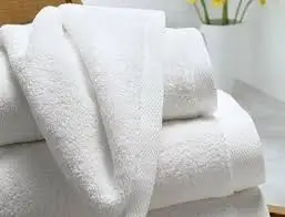 Toallas de baño de lujo personalizadas de rizo 100% algodón, color liso blanco, toallas de hotel con logotipo bordado, juegos de toallas desechables tejidas