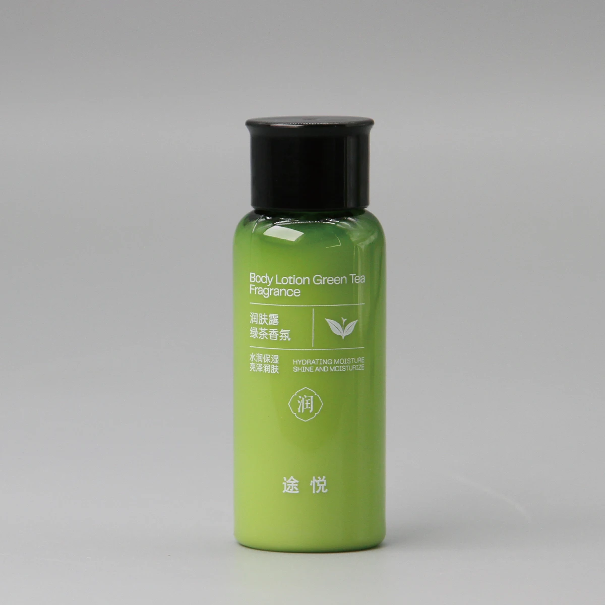 Kit de viaje pequeño para aerolínea, accesorios de baño, set con fragancia de té verde, amenities para hotel