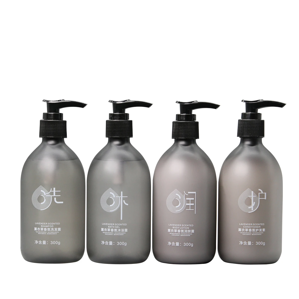 Wholesale Custom Disposable Plastic Facilities For Hotel Amenities Shampoo Shower Gel Conditioner Body Lotion