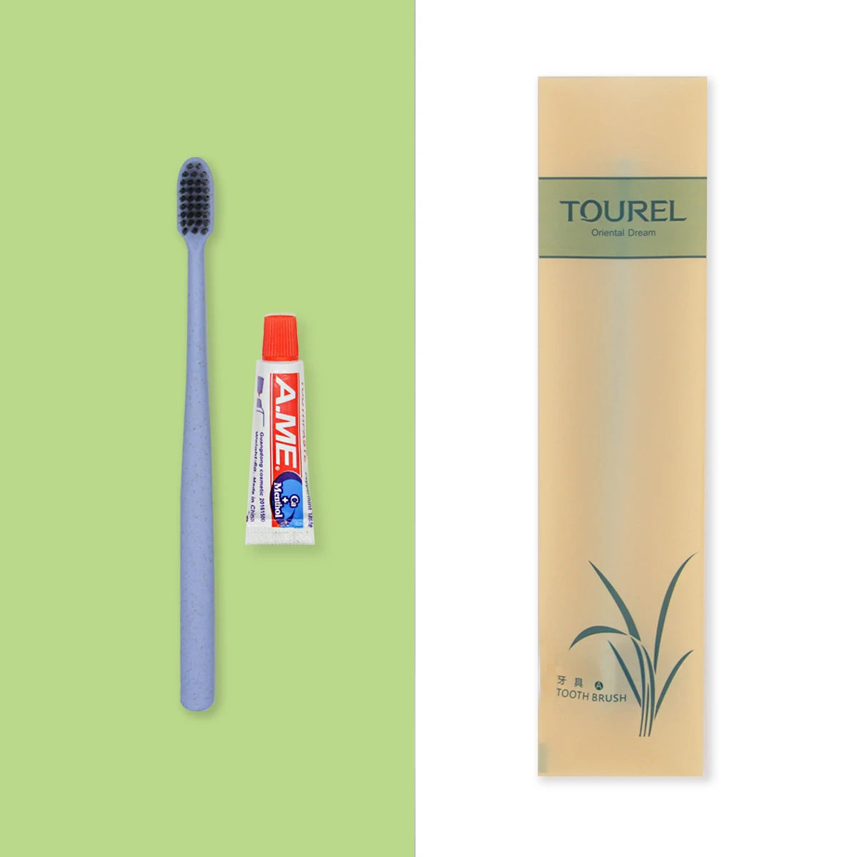 Disposable Hotel Toothbrush And Shampoo/soap Foam All-in-one Bath Essentials
