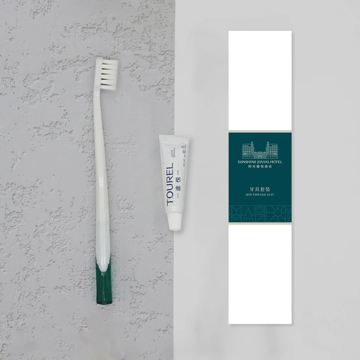 Disposable Hotel Toothbrush And Shampoo/soap Foam All-in-one Bath Essentials