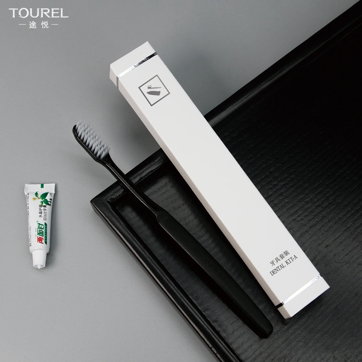 Cheap Price Nylon Bristle Hotel Disposable Toothbrush One Time Use Hard Bristle Plastic Dental Kit