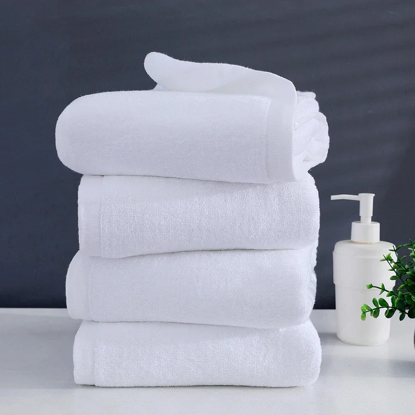 100% Cotton Terry Bath Sheet Quick-dry And Strongly Absorbing Customizable Color Hotel Towel Set Disposable And Compressed