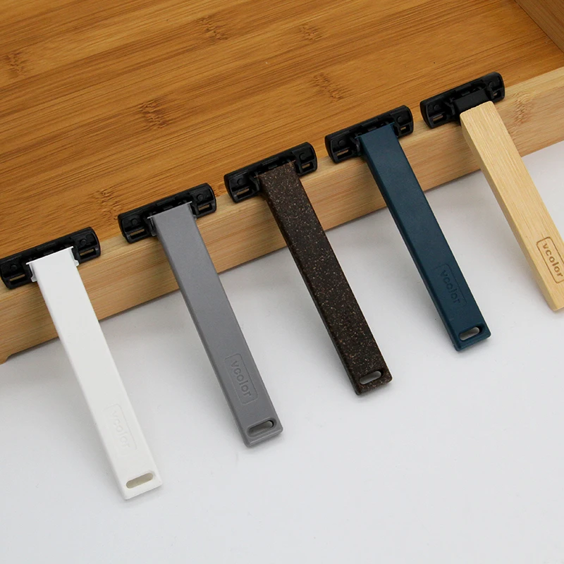 Eco Friendly Hotel Shaving Razor Twin Blade Recyclable Disposable Razor With Biodegradable Bamboo Handle