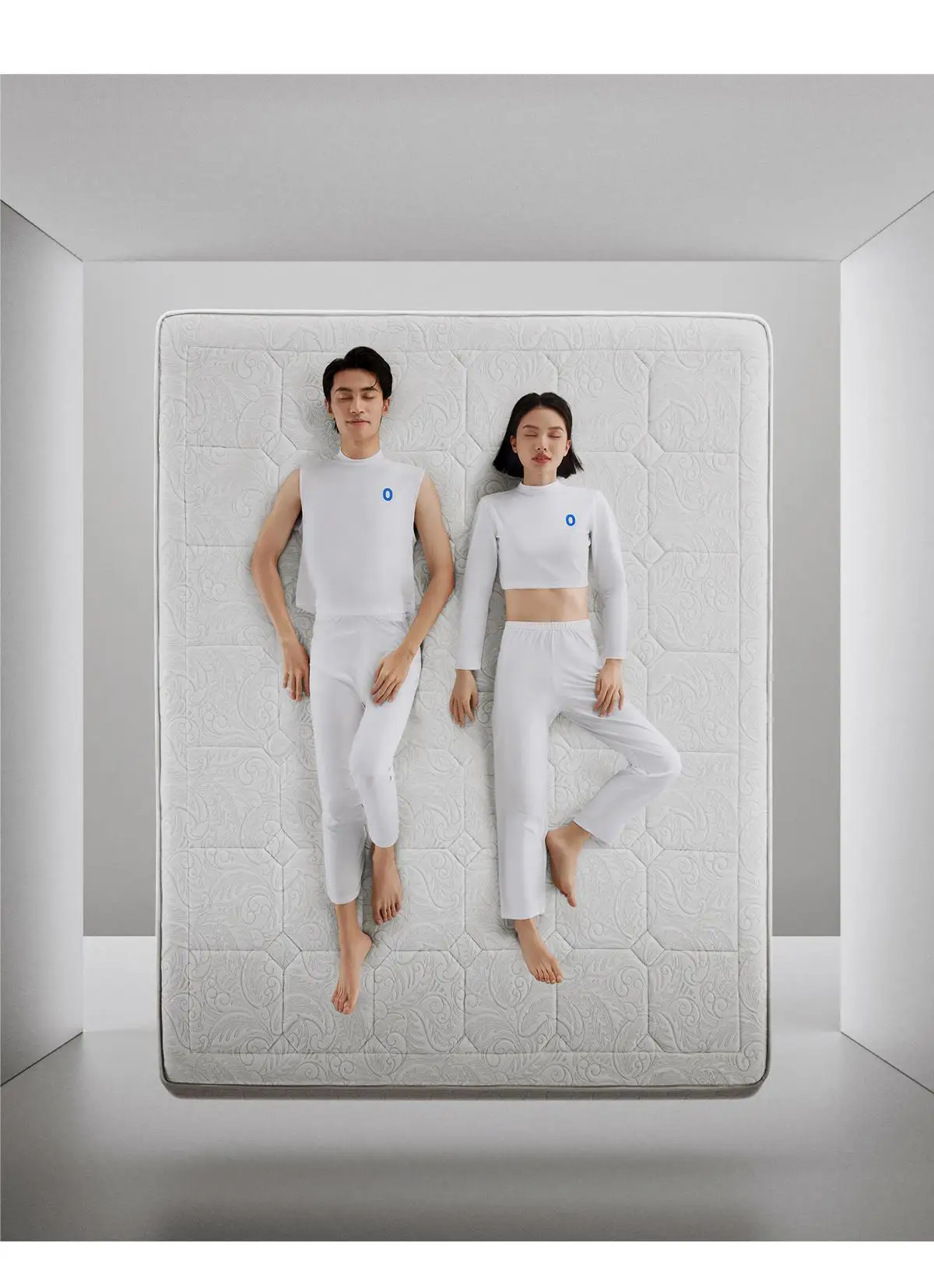 Luxury 5-star Hotel Spring Mattress Double Bed Memory Foam King Size With Quilted Technics Factory Price Folded Feature