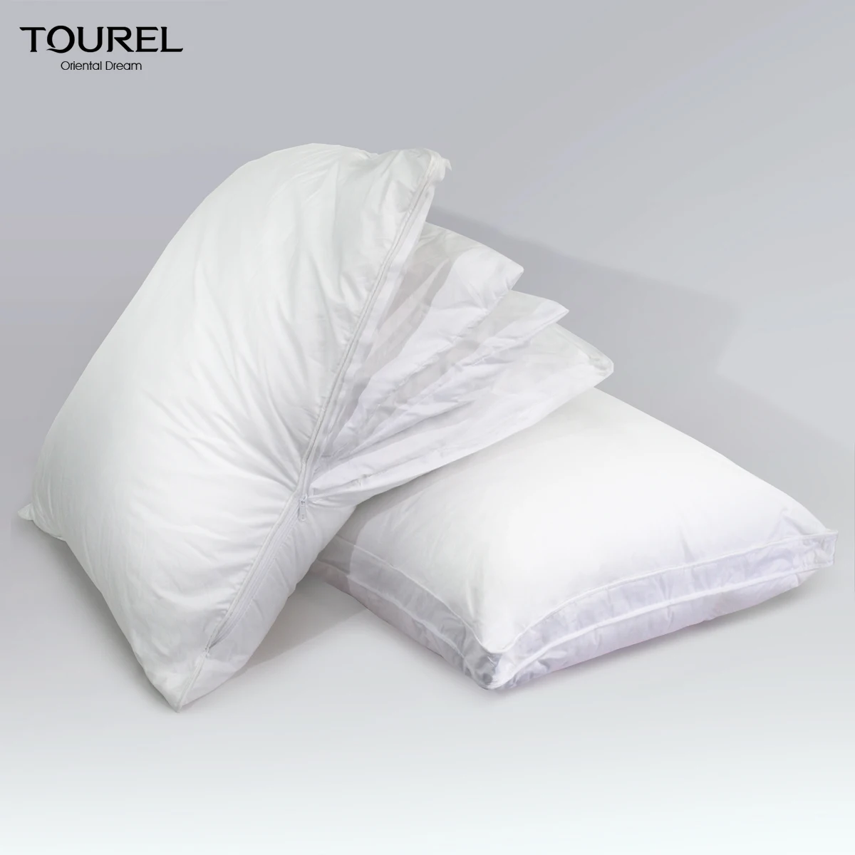 Factory Price Modern Solid Hotel Quality Pure Cotton Soft Breathable Neck Support Adjustable Height Bed Pillow Core