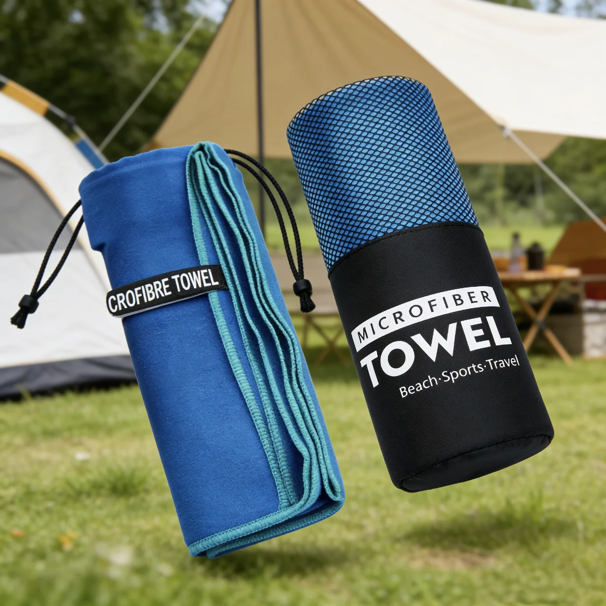 Toalla deportiva de microfibra tejida de alto rendimiento y transpirable, de secado r&aacute;pido, que absorbe el sudor, ligera, de color liso, para gimnasio y actividades al aire libre