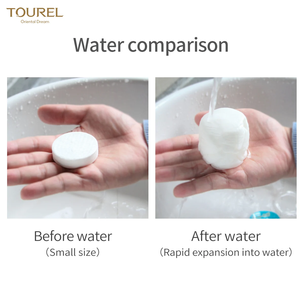 Skin Friendly Quick Dry Individually Wrapped Non-woven Compressed Towel Disposable Hair Towel Compressed Disposable Towel