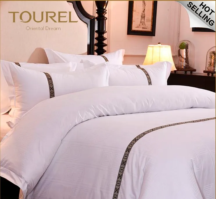 New Designs Fashion Quilt Cotton Hand Embroidery Fabric Painting Designs Hotel Bed Sheet 400 Thread