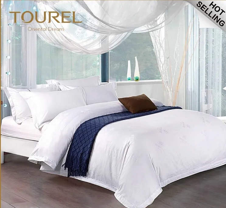 New Designs Fashion Quilt Cotton Hand Embroidery Fabric Painting Designs Hotel Bed Sheet 400 Thread