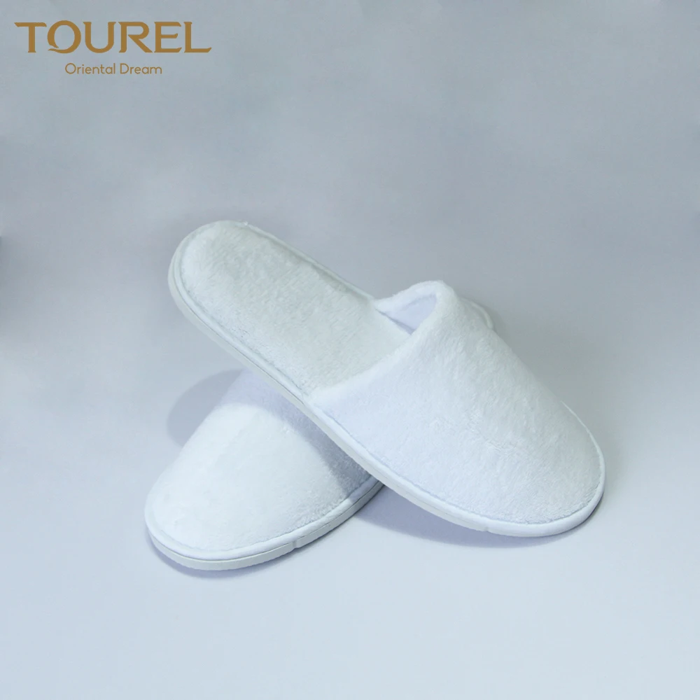 Five Star Indoor Room Guest Luxury Soft Eva Disposable Supply Hotel Slippers For Adults In Winter