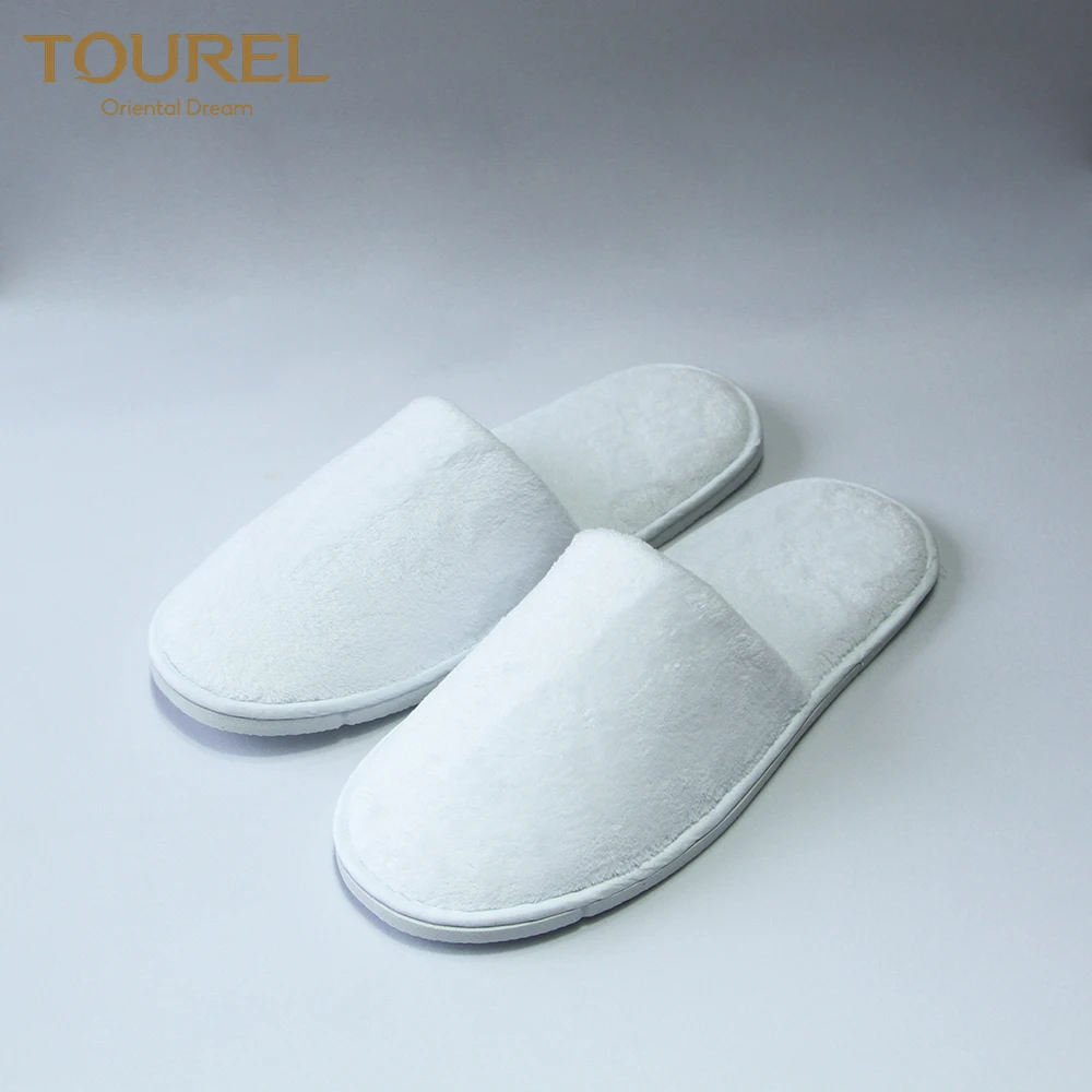Five Star Indoor Room Guest Luxury Soft Eva Disposable Supply Hotel Slippers For Adults In Winter