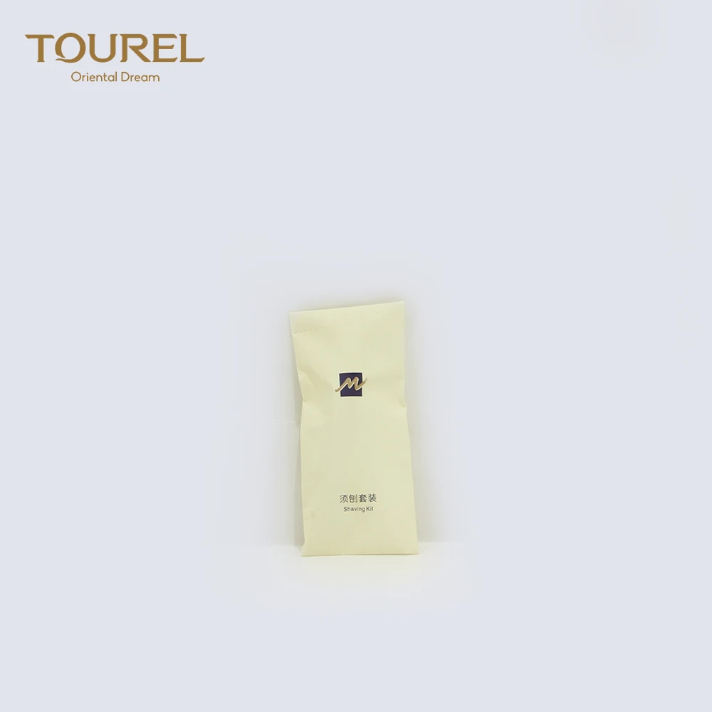 Tourel First Class A Quality Sgs Certified Disposable Shaving Razor & Free Hotel Bathroom Amenities Set