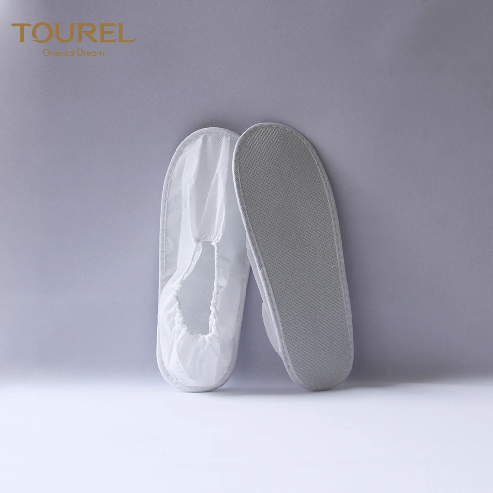 Free Sample Wholesale Disposable Hospital Non-woven Fabric Patient Hospital Slippers