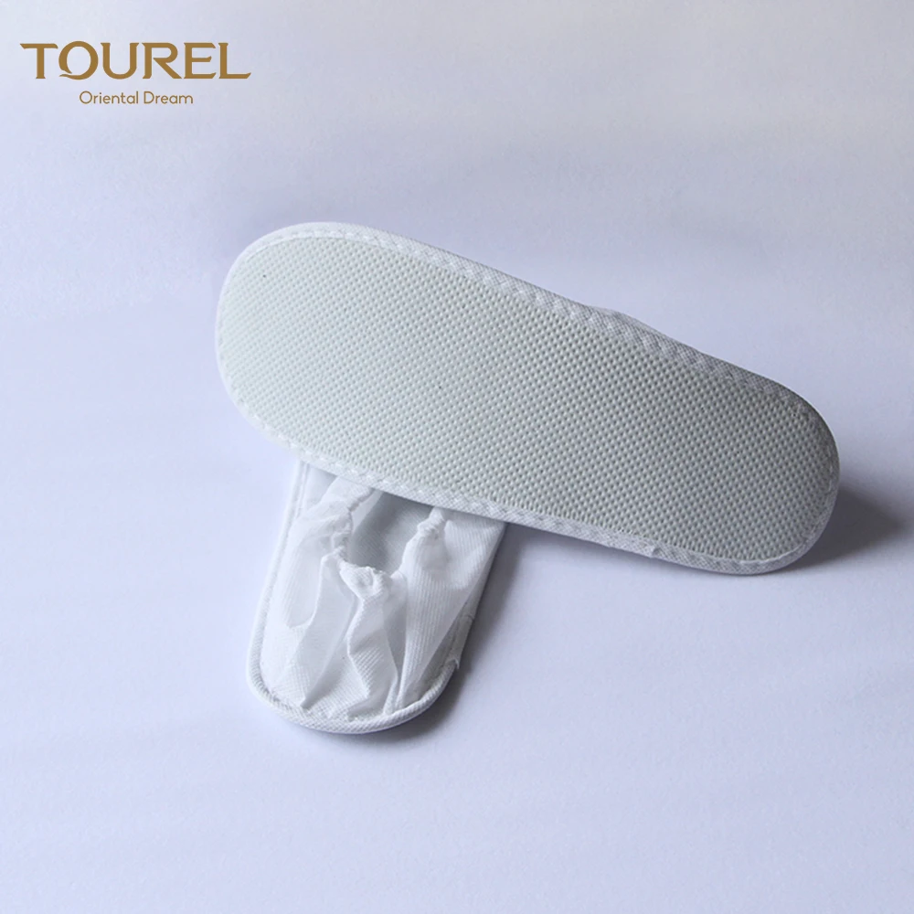Free Sample Wholesale Disposable Hospital Non-woven Fabric Patient Hospital Slippers
