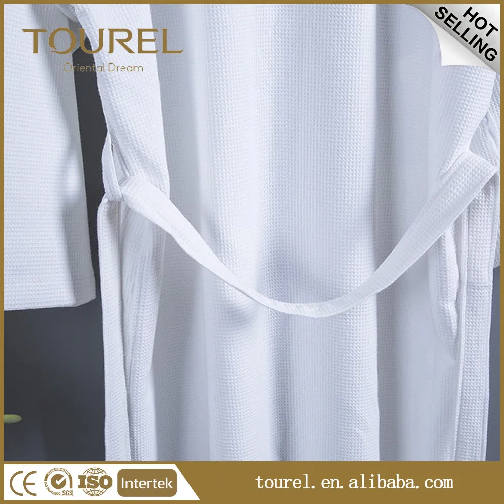 Albornoces de felpa blanca baratos de China para hoteles de 5 estrellas