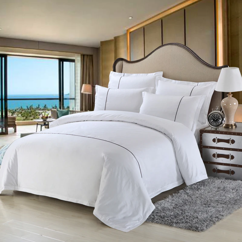 Stripe Textile Linen Cotton Hotels Luxury Set Today Includes 4pcs Plain Solid Noble Throw Pleated Twin Size Fitted Bed Sheets