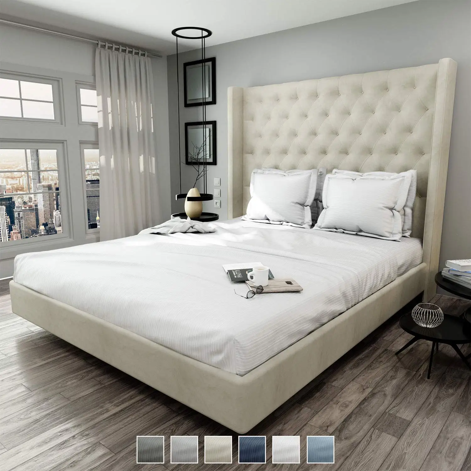 Juego de Ropa de Cama Star Hotel 100% Lino de Algod&oacute;n de Lujo Blanco Bordado China Venta al por Mayor 4 Piezas Tama&ntilde;o Personalizado Peinado Liso S&oacute;lido a Rayas